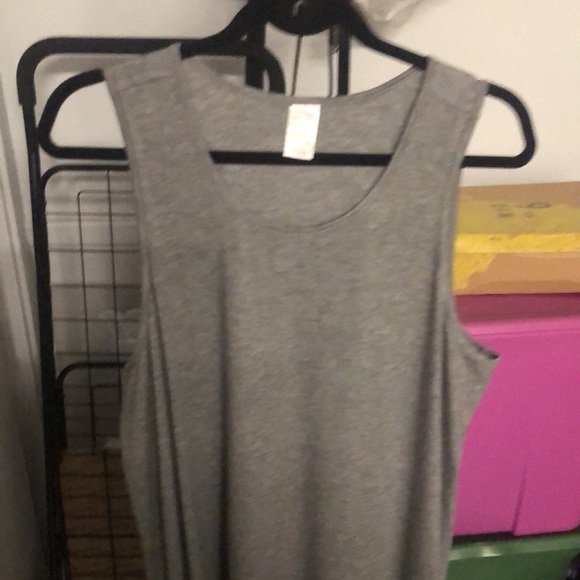 Sleeveless Dress Gray - Picture 2 of 2